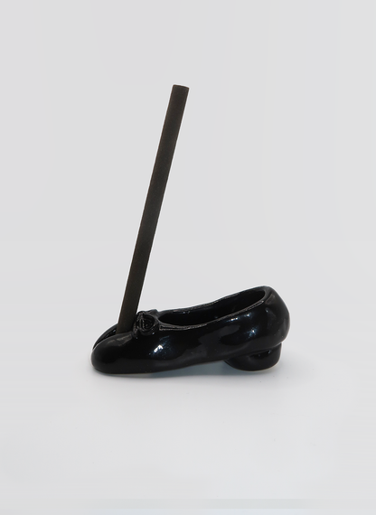 tabi incense holder (black)