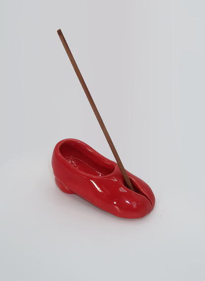tabi incense holder (red)